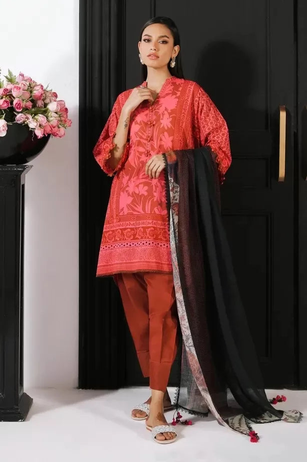 3 Piece Stitched Suit By Sana Safinaz Mahay - 08