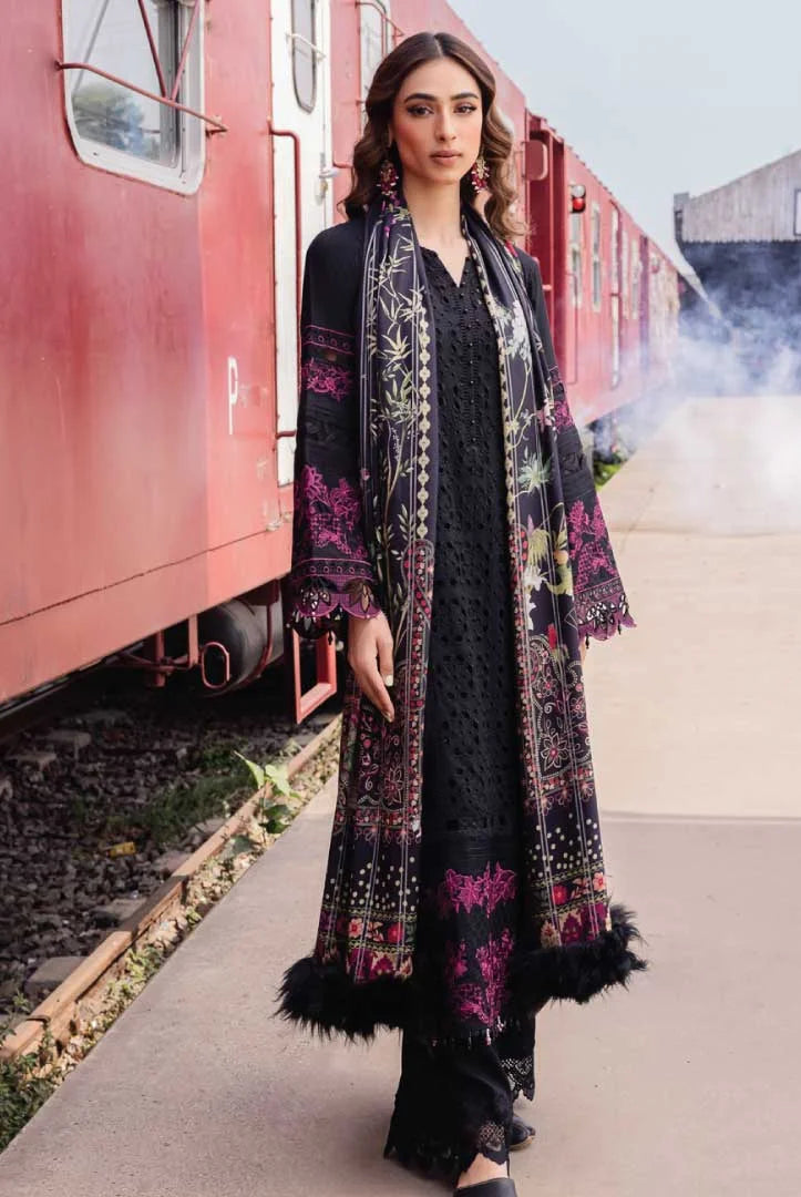 Nureh Maya Linen 3Piece Stitched Suit – 01