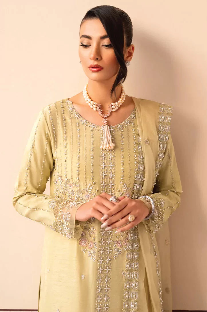 3 Piece Stitched Embroidered Suit By Mushq - GISELE