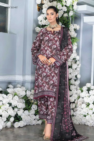 Sakina's By Anarkali 3 Piece Stitched Suit – 03