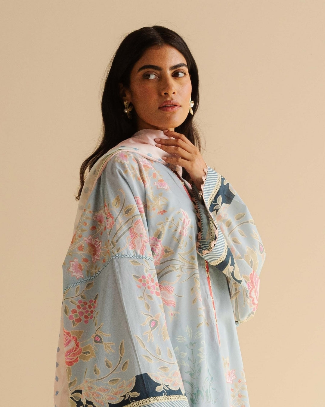 Coco Prints Drop Two By Zara Shahjahan 3 Piece Stitched Suit - 16