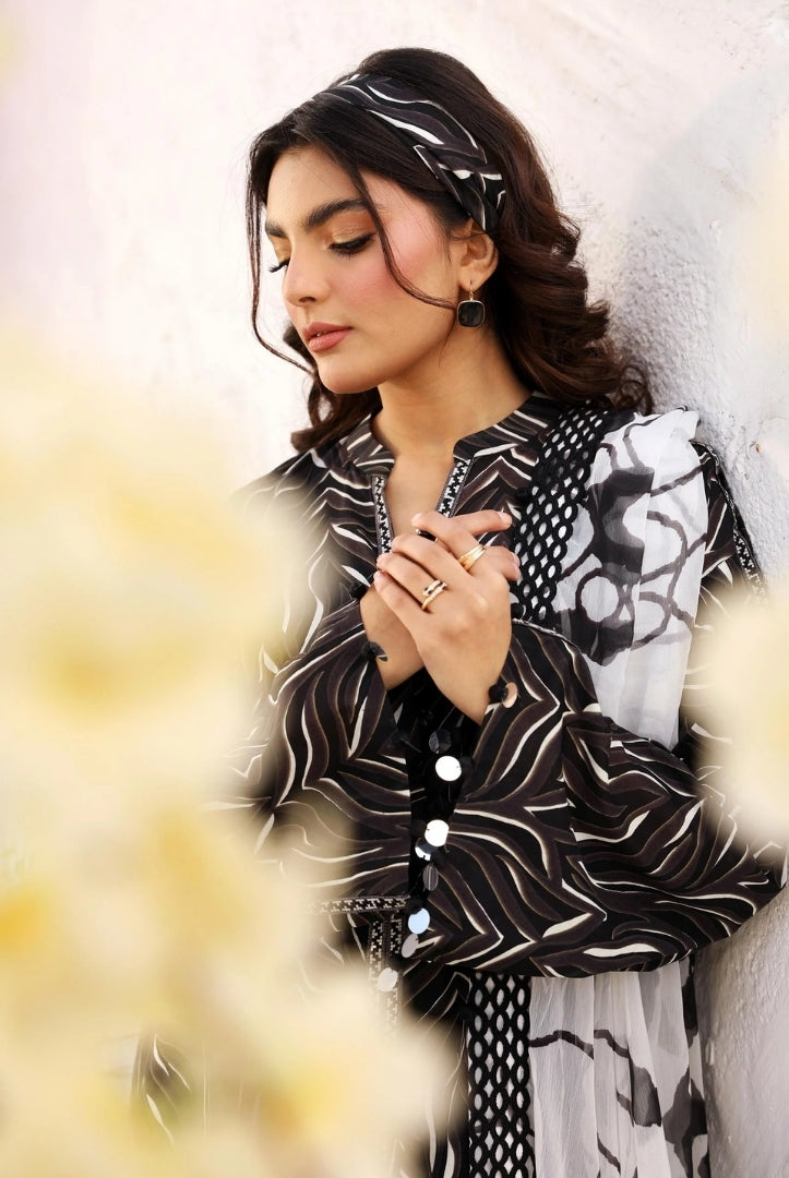 3 Piece Stitched Embroidered Suit From M.Basics By Maria.B Lawn Vol'1 Collection - 16