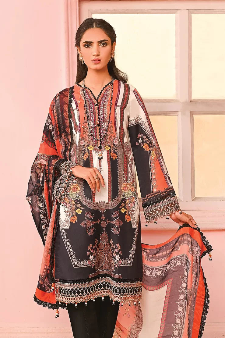 3Piece Stitched Suit By Viva Anaya - VAANYA