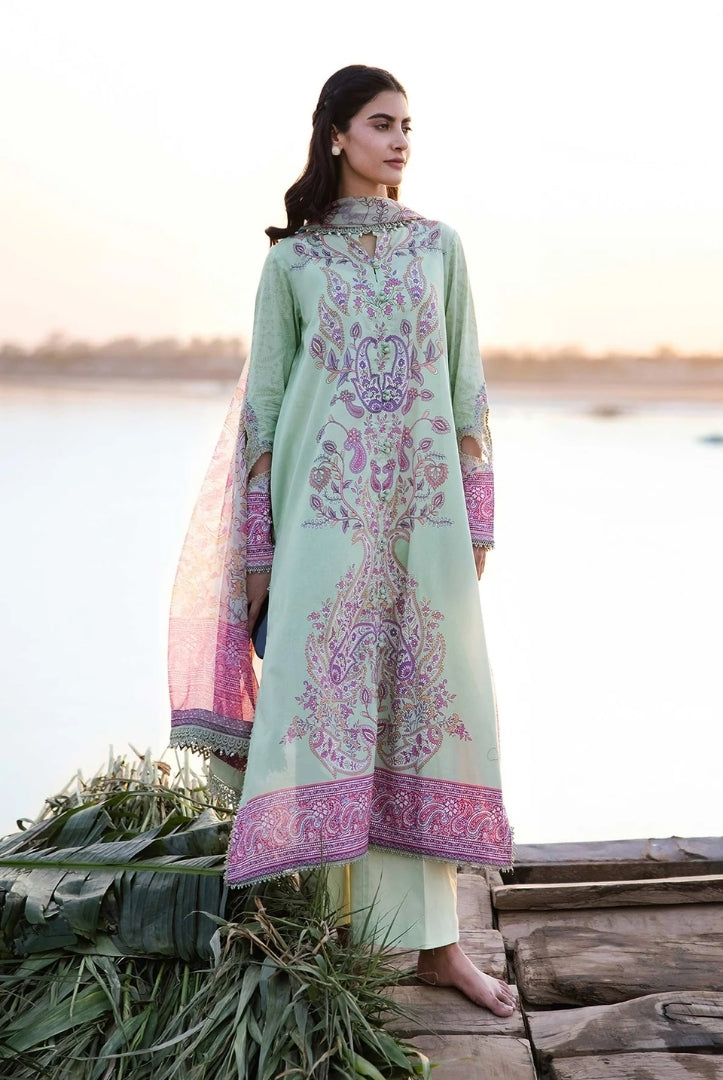 3 Piece Stitched Embroidered Suit By Ravi Kinare Collection From M.Basics By Maria.B - 17