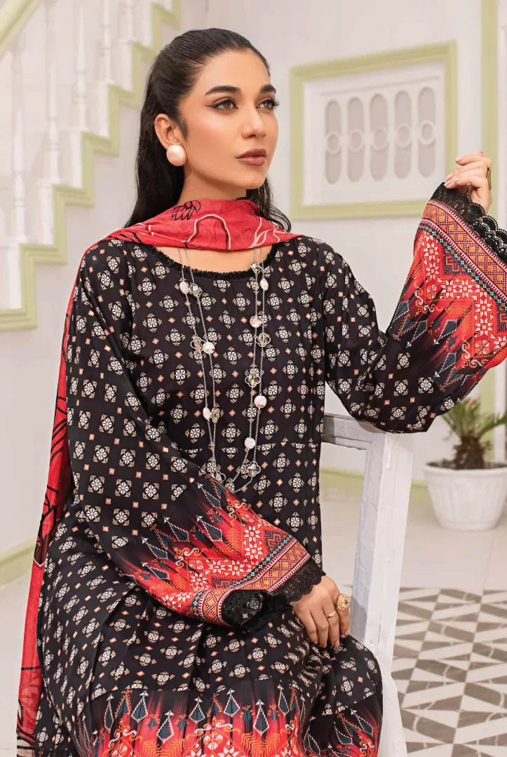 3 Piece Stitched Suits By Sakina Anarkali - 08