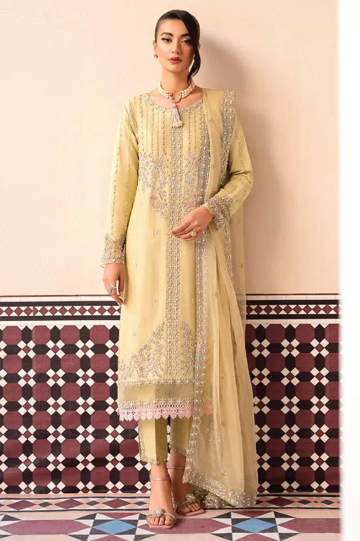 3 Piece Stitched Embroidered Suit By Mushq - GISELE
