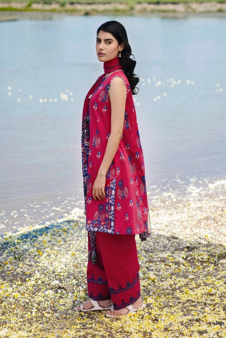 3 Piece Stitched Embroidered Suit By Ravi Kinare Collection From M.Basics By Maria.B - 18