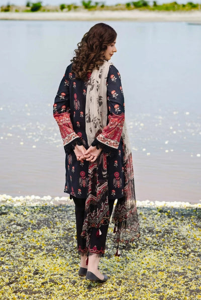 3 Piece Stitched Embroidered Suit By Ravi Kinare Collection From M.Basics By Maria.B - 19