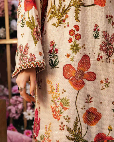 3 Piece Stitched Embroidered Lawn Suit From Maria.B By M.Prints Eid Edit Collection'25 - 18