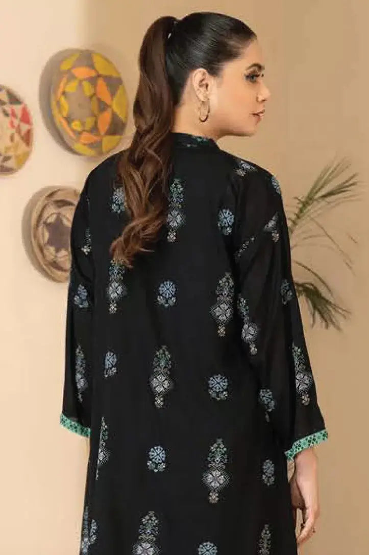 1 Piece Stitched Shirt By Limelight - BLACK