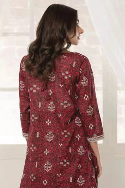 1 Piece Stitched Shirt By Limelight - RED