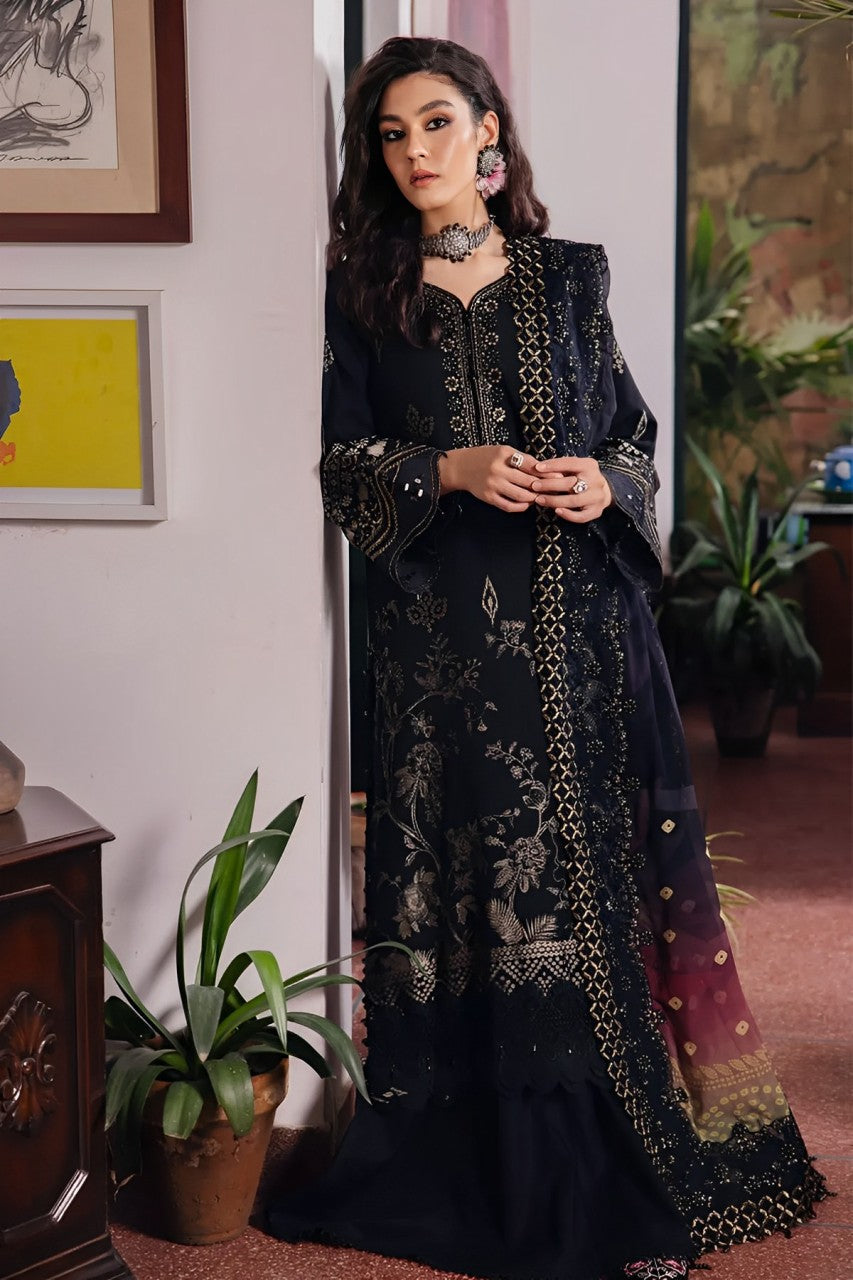 Nureh Maya Jacquard 3Piece Stitched Suit - 01