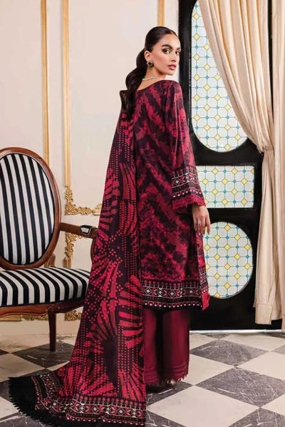 Nureh Signature Prints 3Piece Stitched Suit – 03