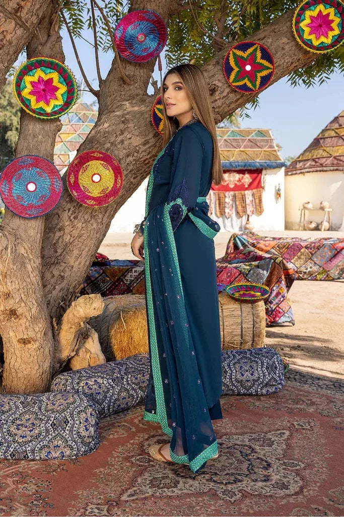 Reem By Charizma 3 Piece Stitched Suit - 01