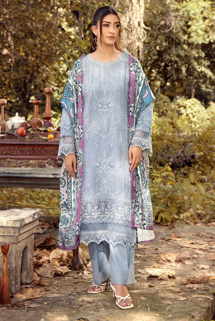 3 Piece Stitched DHANAK RTW Vol-02 BY ADAN'S LIBAS - 7793