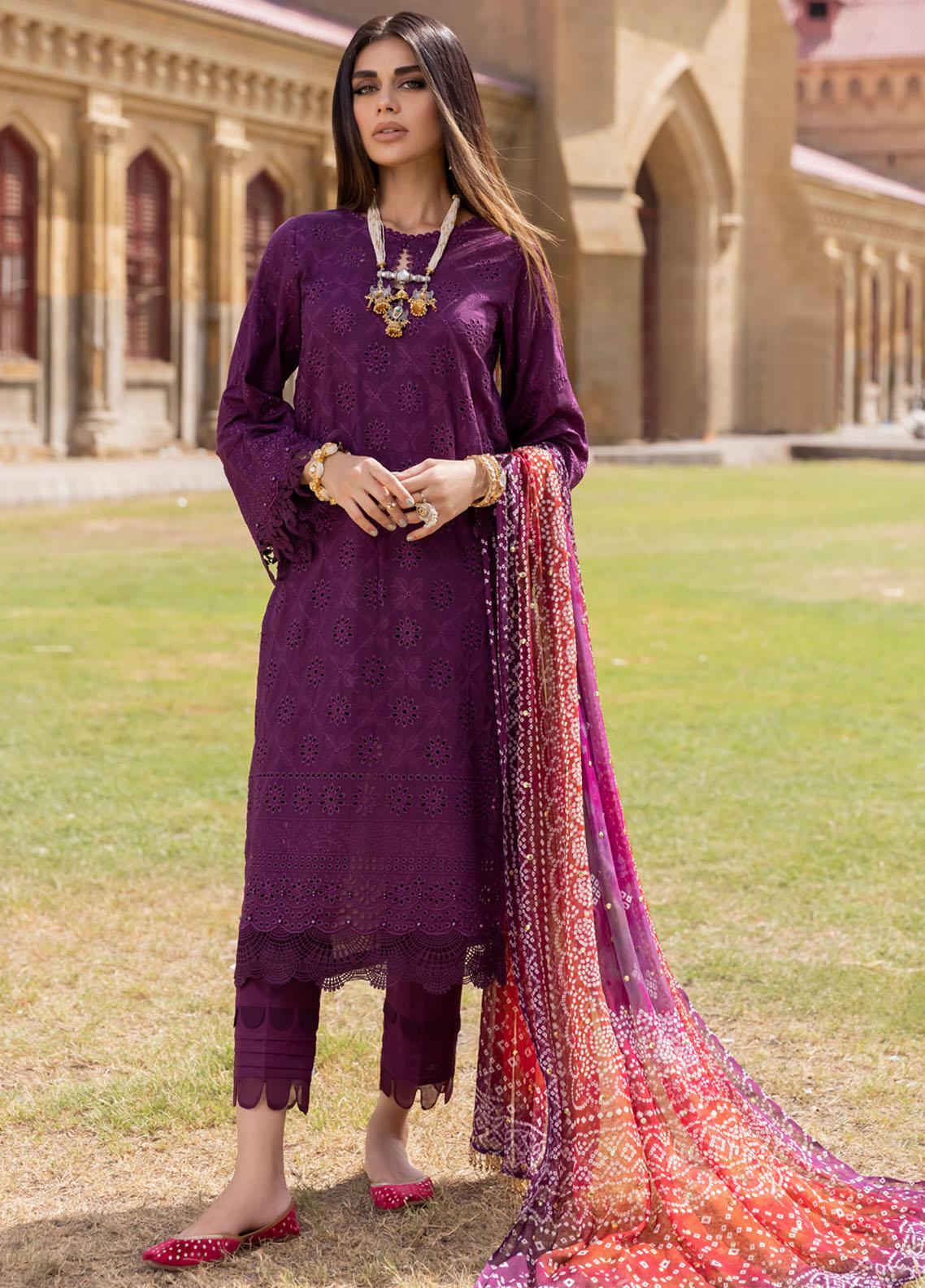Nureh Bazaar 3 Piece Stitched Suit - 05