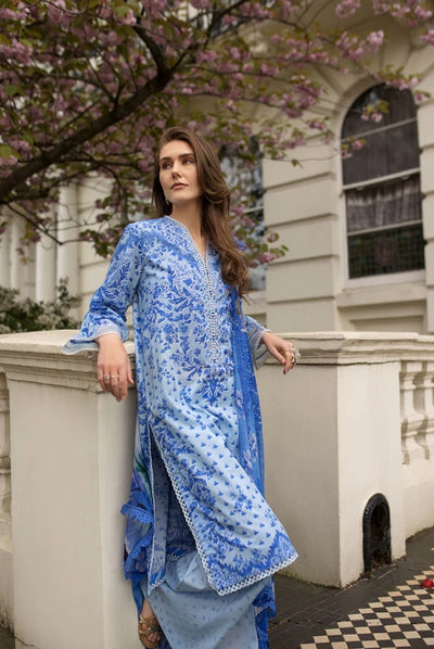 3 Piece Stitched Embroidered Printed Lawn Suit From Sobia Nazir Basics'25 Collection - 02