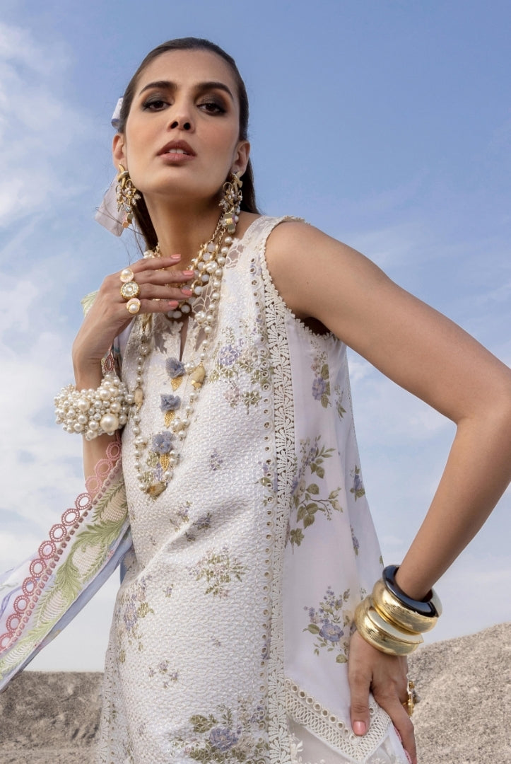 Saira Shakira 3 Piece Luxury Lawn Collection'25-CECIL-B