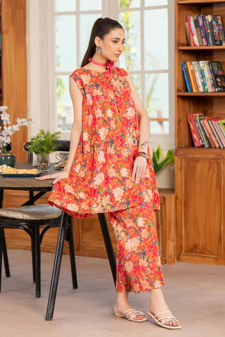 2 Piece Stitched Winter Linen Suit From Evie By Binaas - 02