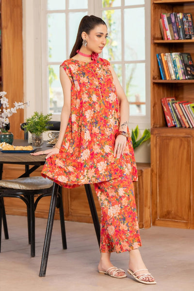 2 Piece Stitched Winter Linen Suit From Evie By Binaas - 02