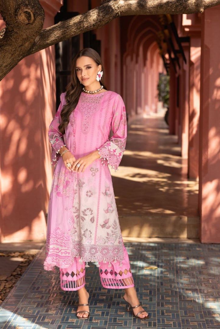 3 Piece Stitched Embroidered Lawn Suit From Charizma Sunshine Vol 1 Collection - 02