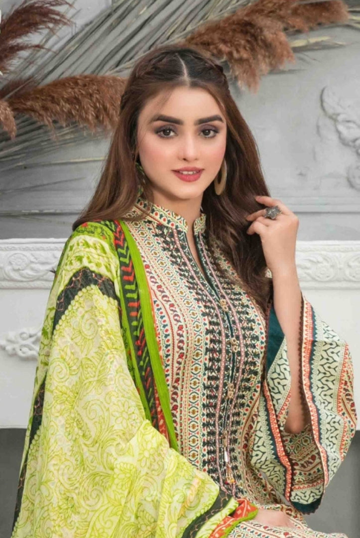 3Piece Stitched Suit By Tawakkal Devina - 02