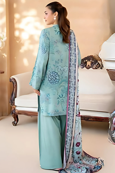 3 Piece Stitched Digital Printed Winter Linen From MALHAR EDIT'25 |  VOL 01 - 02