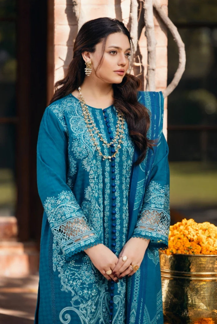 3 Piece Stitched Luxury Winter Suits Collection'24 By Manara - KASHMIRI