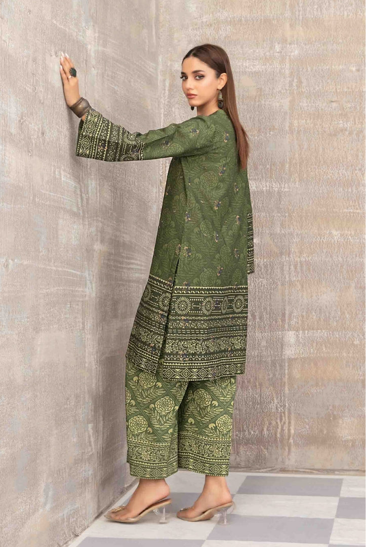 2 Piece Stitched Staple Sigital Print Saliha by Tawakkal Vol-1 - 08