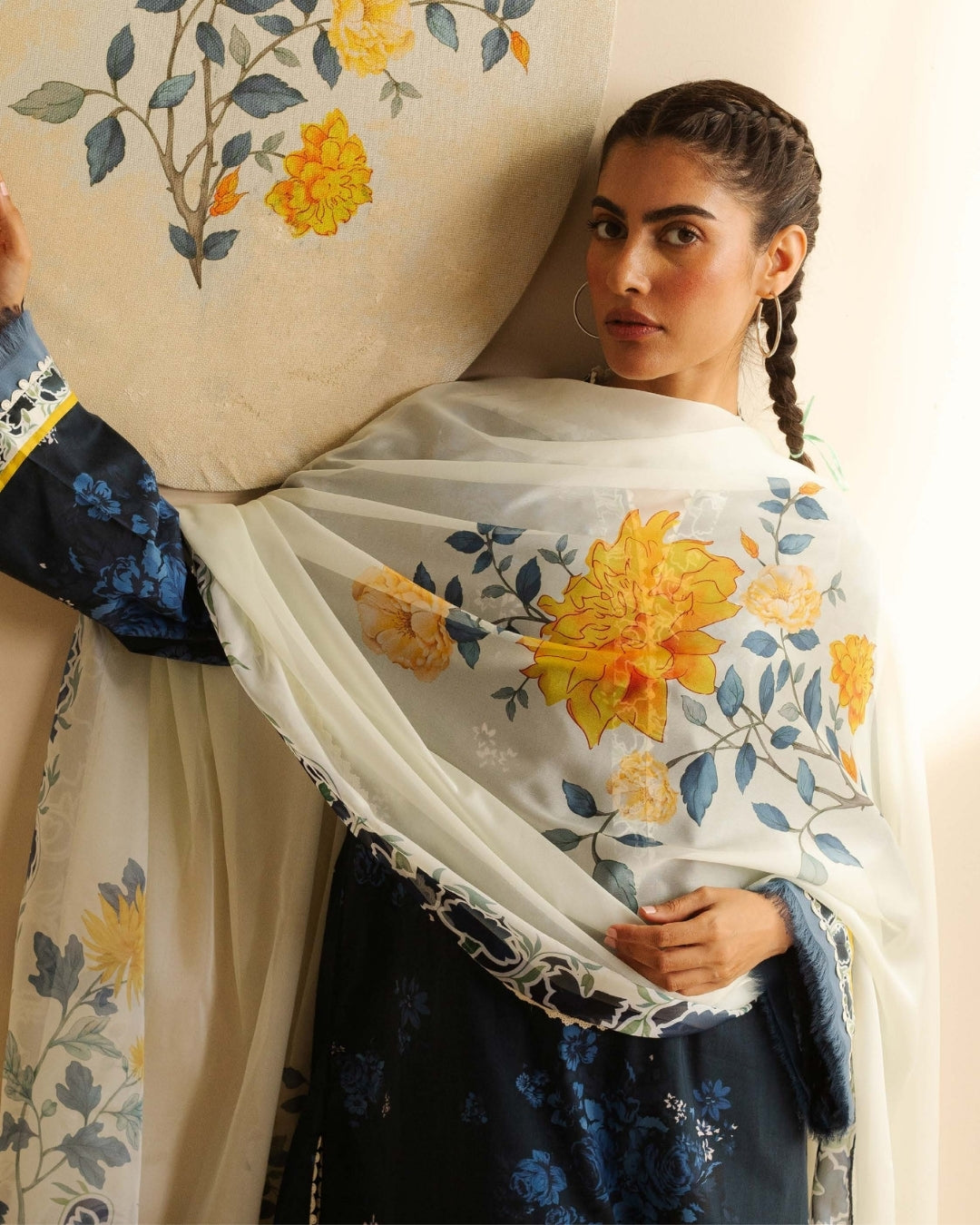 Coco Prints Drop Two By Zara Shahjahan 3 Piece Stitched Suit - 02