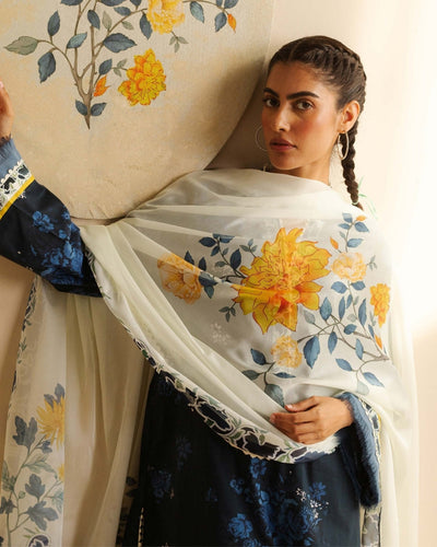 Coco Prints Drop Two By Zara Shahjahan 3 Piece Stitched Suit - 02