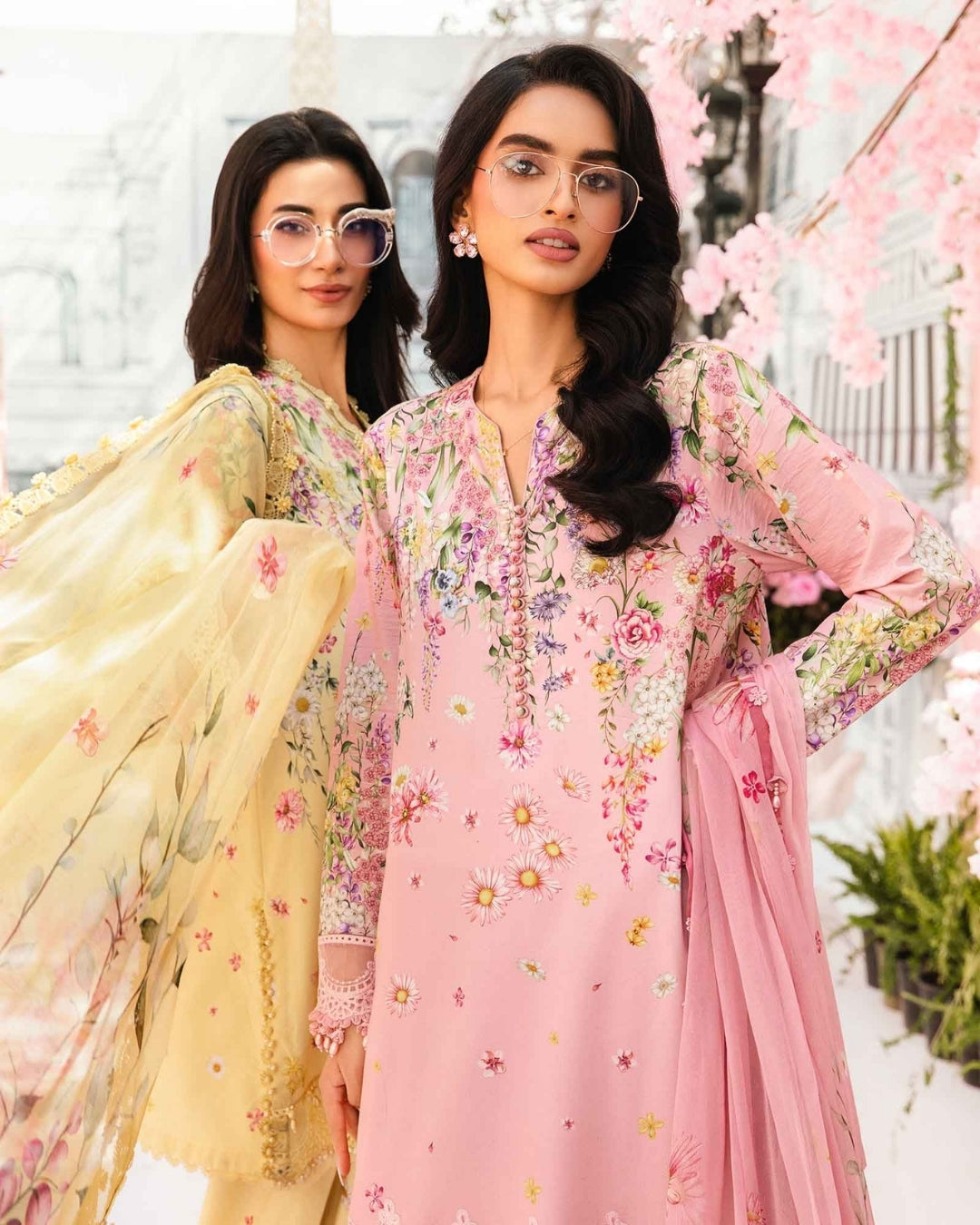 3 Piece Stitched Embroidered Lawn Suit From Maria.B By M.Prints Eid Edit Collection'25 - 01