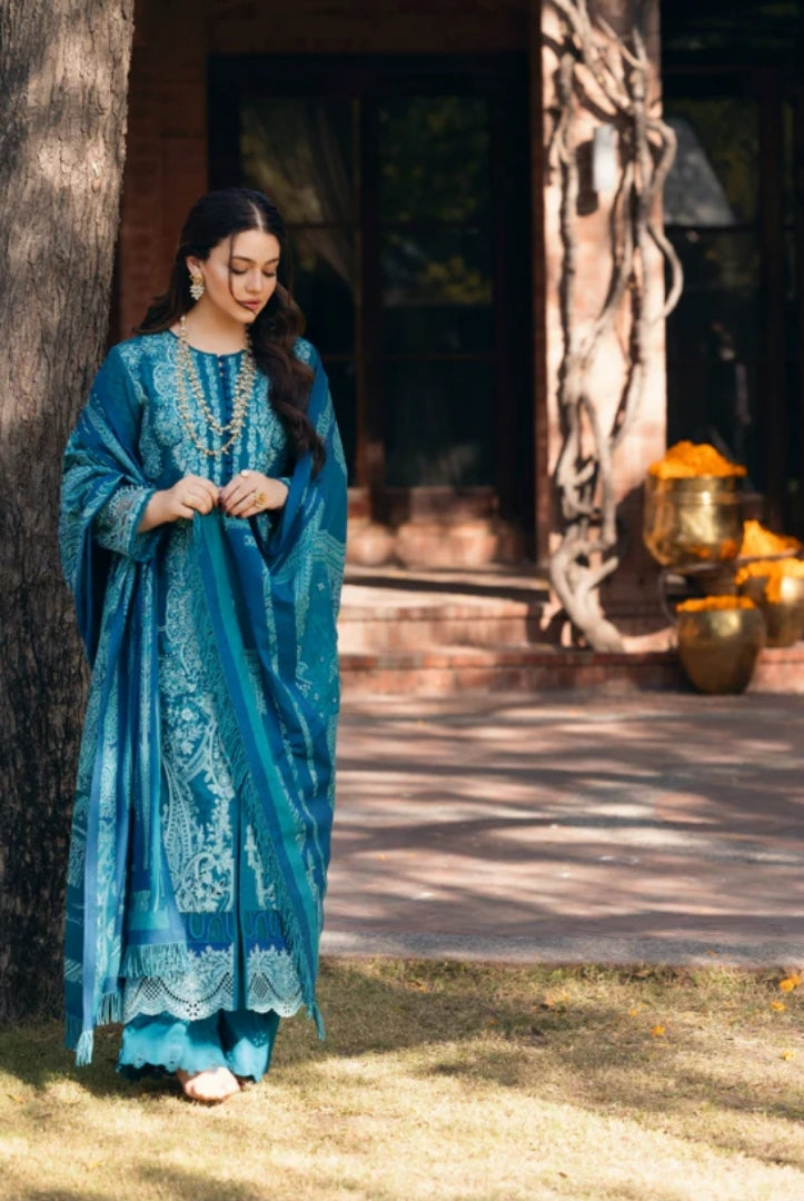 3 Piece Stitched Luxury Winter Suits Collection'24 By Manara - KASHMIRI