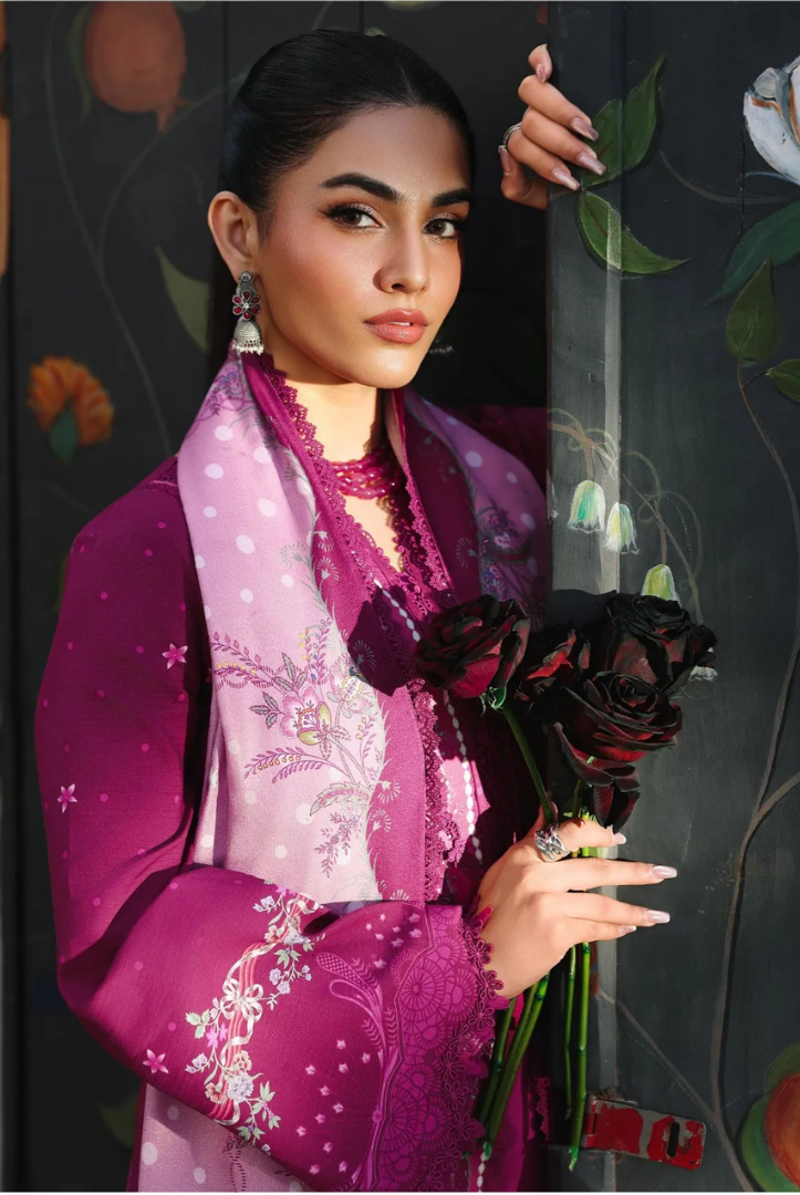 3 Piece Stitched Qalamkar Qprint'25 QW # 01 (B) JORIS