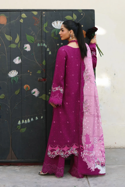 3 Piece Stitched Qalamkar Qprint'25 QW # 01 (B) JORIS