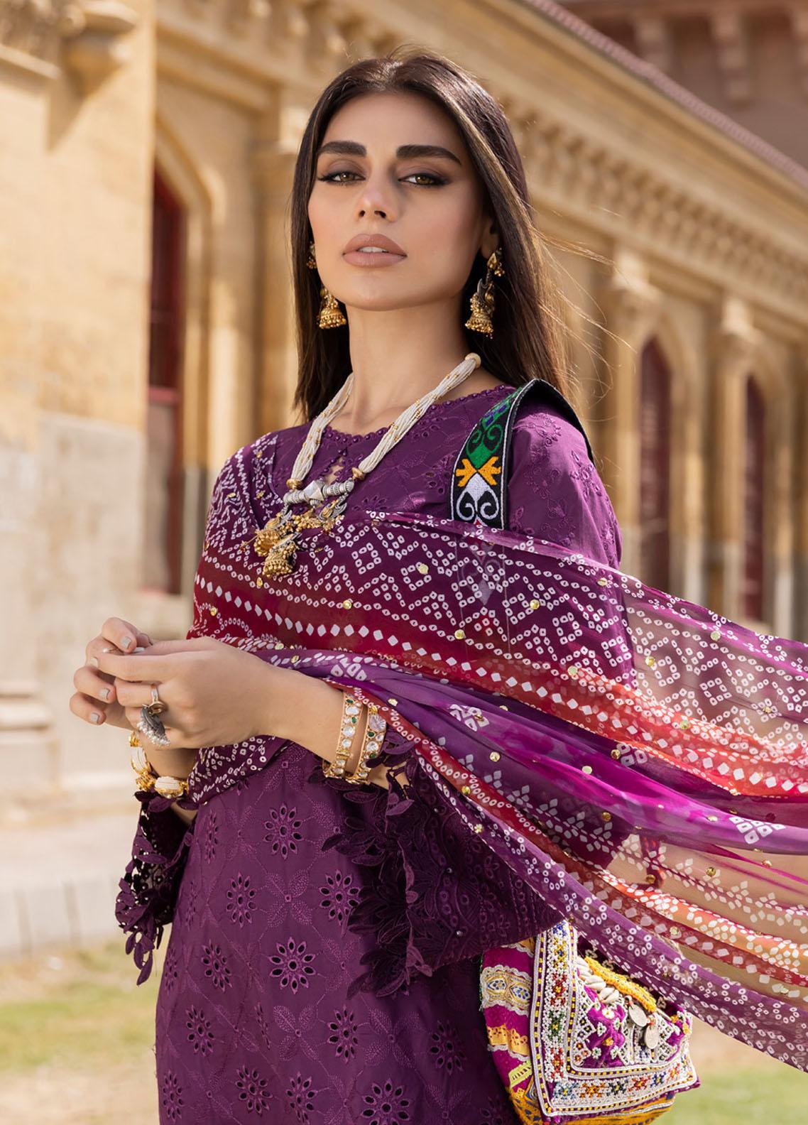 Nureh Bazaar 3 Piece Stitched Suit - 05