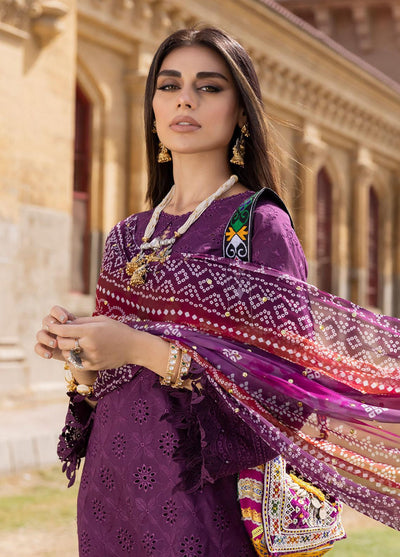 Nureh Bazaar 3 Piece Stitched Suit - 05