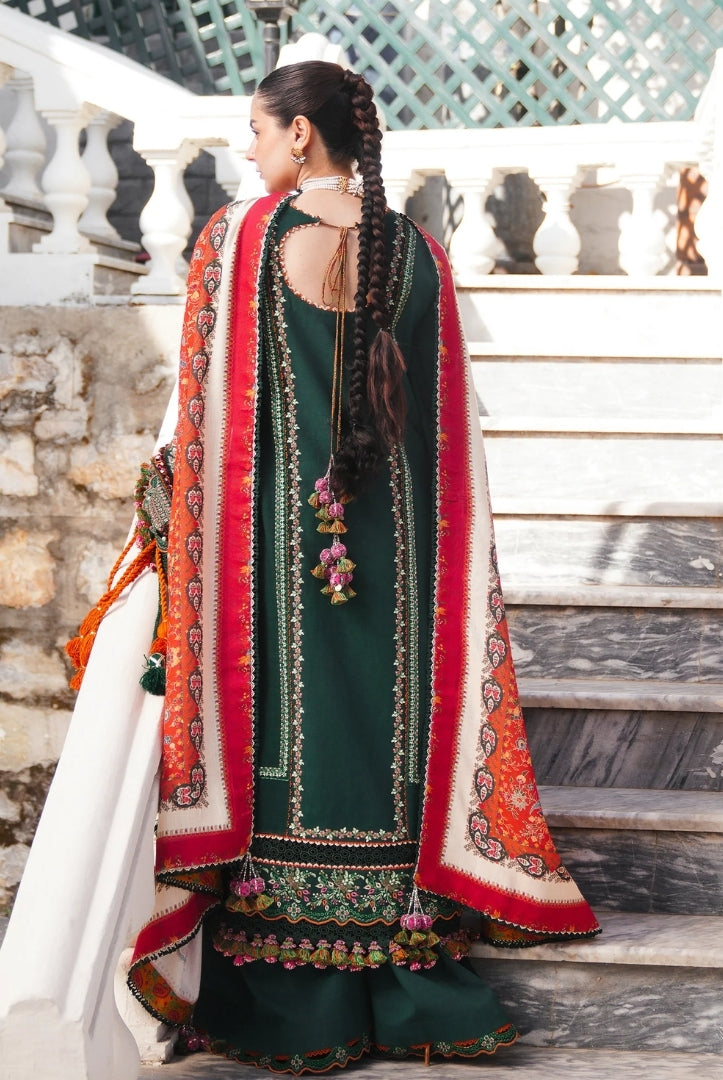 3 Piece Stitched Luxury Winter Shawl Suits Collection'24 By Hussain Rehar - MASARRAH