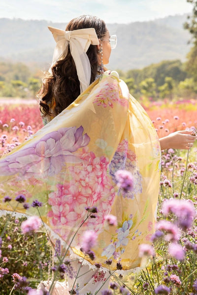 3 Piece Stitched Printed Lawn Suit From Maria.B M.Prints Spring Summer'25 Collection - 02