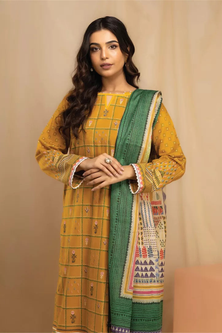 3 Piece Stitched Suit By LSM Komal Lakhany - AN-00769