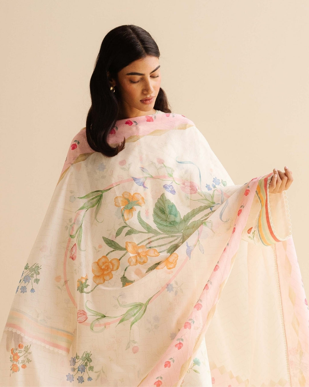 Coco Prints Drop Two By Zara Shahjahan 3 Piece Stitched Suit - 20