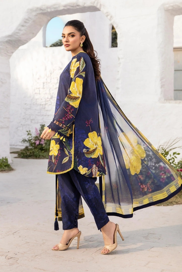3 Piece Stitched Embroidered Suit From M.Basics By Maria.B Lawn Vol'1 Collection - 20