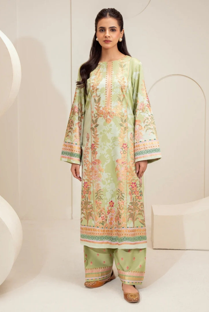 2 Pc Stitched Printed Lawn Suit By Limelight Summer Collection - 21