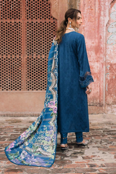 3 Piece Stitched Maya by Nureh Embroidered Self Linen Jacquard NU25MYA - NW-102