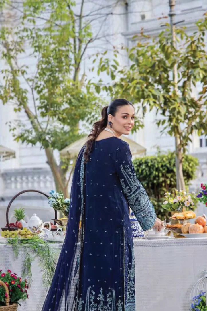 3 Piece Eshaisha Festive Lawn Embroidered Collection - 08