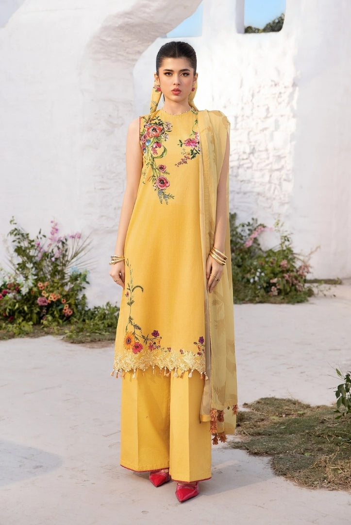 3 Piece Stitched Embroidered Suit From M.Basics By Maria.B Lawn Vol'1 Collection - 22
