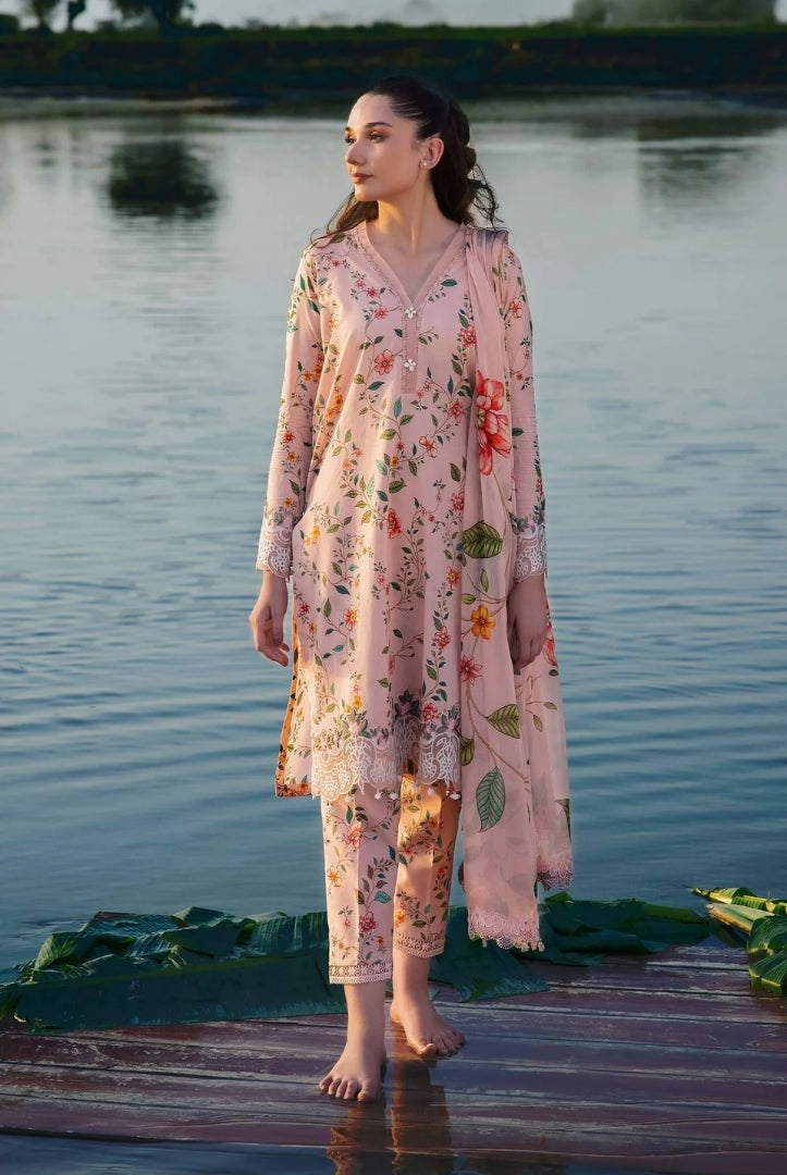 3 Piece Stitched Embroidered Suit By Ravi Kinare Collection From M.Basics By Maria.B - 23