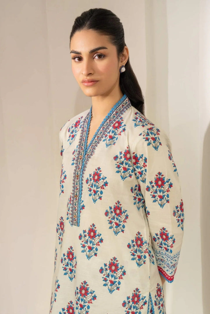 2 Pc Stitched Printed Lawn Suit By Limelight Summer Collection - 23