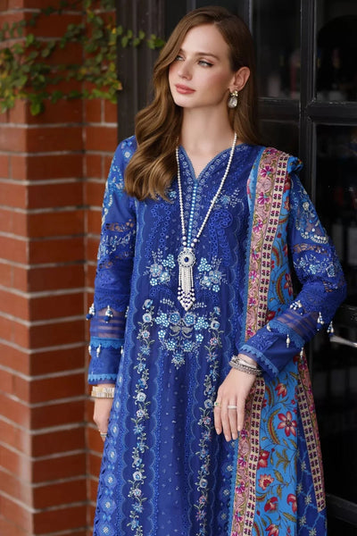 Noor By Sadia Asad Handwork Schiffli Laserkari '23 3 Piece Stitched Suit - Lia