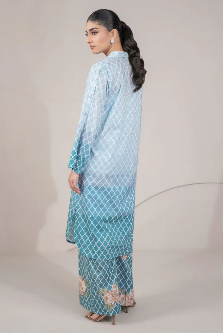 2 Pc Stitched Printed Lawn Suit By Limelight Summer Collection - 25